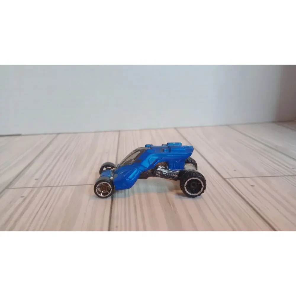 BLUE MAX STEEL TURBO RACER SHORT CARD 2014 HOT WHEELS 1/64 DIECAST CAR